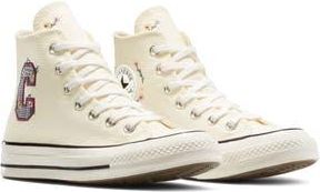 Converse Chuck 70 Floral Canvas High Top Sneaker in Egret/Black/Frozen Acai at Nordstrom Rack, Size 7.5