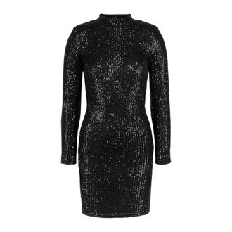 Envelope 1976 Party Dresses, female, Black, Size: XS Black Sequin Party Dress