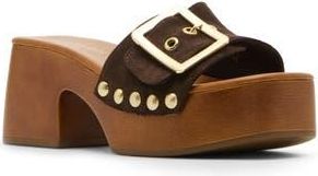 Madden Girl Woodland Slide Sandal in Dark Brown at Nordstrom Rack, Size 7.5