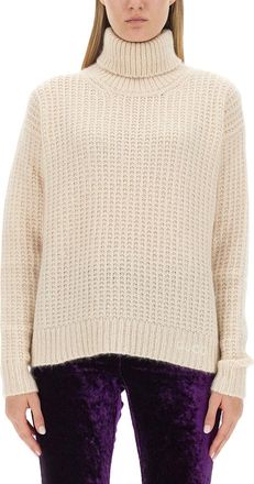 Gucci Seiden- und Kaschmir -Rollkragenpullover -Pullover