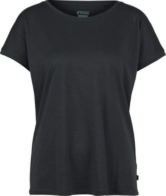 Stoic Merino155 LaholmSt. Loose Shirt Merinoshirt f&uuml;r Damen | schwarz