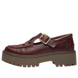Timberland (WMNS) Timberland Stone Street Platform Burgundy Full-Grain TB0A4188EIW