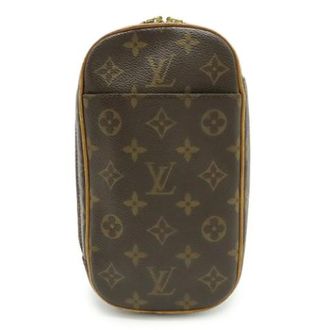 Louis Vuitton Vintage, unisex, Bruin, ONE Size, Pre-owned Vintage Canvas Crossbody Tas