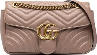 Gucci Pre-owned Gucci Medium GG Marmont Matelasse Calfskin Shoulder Bag Ladies OKZLK2NVN8YVHLUX