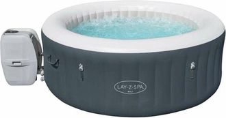Bestway Piscina Lay-Z spa Bali AirJet Idromassaggio Gonfiabile - Grigio - 180 x 66 cm - Bestway