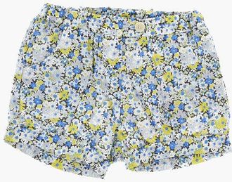 BONPOINT Cotton Floral-Motif Shorts size 6 M