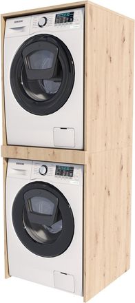 OEM Mobile Per Lavatrice E Asciugatrice, Rovere Artigianale, Colonna Da Bagno, Mobile, Mensola, Mk