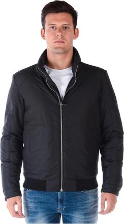 Versace Stijlvolle Denim Jack - Heren - Bomber jackets - Zwart - 3XL - Denim - Jassen