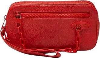 Louis Vuitton Pre-owned Vintage Taurillon Clutch Bag - - Pre-owned - Donna - Rosso - ONE SIZE