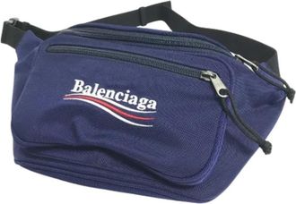 Balenciaga Pre-owned Fabric balenciaga-bags - Dames - Vintage Heuptassen - Blauw - ONE Size - Vintage