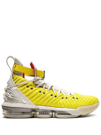 Nike x Harlems Fashion Row LeBron16 sneakers - unisex - Calf Leather/Polyester/Rubber - 15 - Yellow