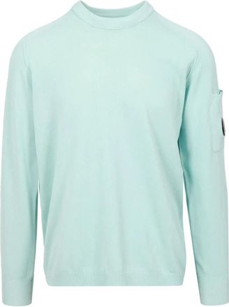 C.P. Company Trui met ronde hals - Heren - Ronde hals truien - Blauw - S - Katoen - Truien & Vesten