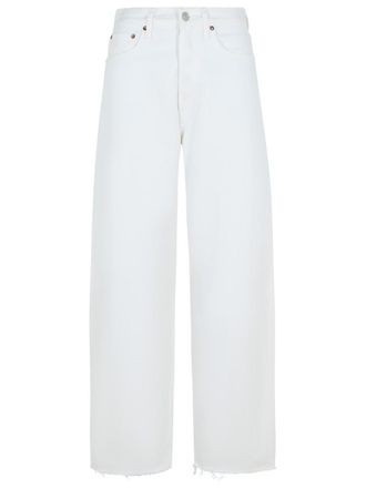 A Gold E Luna White Cotton Jeans