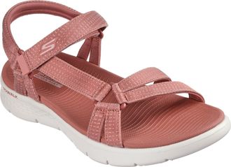 Skechers Womens River Fisherman Sandal, Mauve, 12