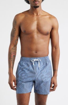 Chubbies Indigo Crazies 5.5-Inch Swim Trunks in Navy at Nordstrom, Size X-Large