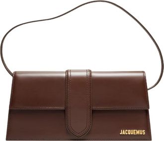 Jacquemus Bruine Leren Handtas voor Vrouwen - Dames - Handtassen - Bruin - ONE Size - Tassen