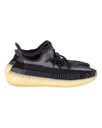Yeezy by Kanye West Adidas Yeezy Boost 350 V2 Sneakers in Carbon in Lichtgrijs Primeknit Uk6