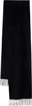 Max Mara Klassieke wollen sjaal - Dames - Accessoires - Zwart - Maat: ONE Size Wol
