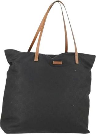 Gucci Pre-owned Tote Bags, female, Black, Size: ONE SIZE Pre-owned Vintage Tote Bag