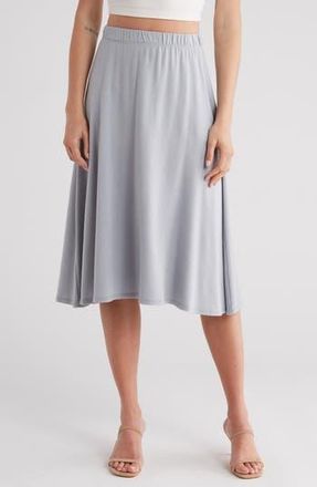 Go Couture Flare Midi Skirt in Northern Droplet at Nordstrom Rack, Size X-Large