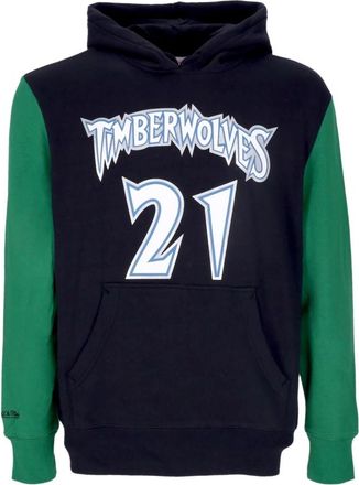 Mitchell & Ness Kevin Garnett NBA Mode Hoodie - Heren - Hoodies - Blauw - XL - Katoen - Hoodies & sweatvesten