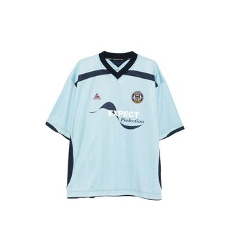 Martine Rose V-neck Striped T-shirt