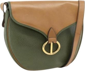 Dior Pre-owned Cross Body Bags, female, Green, Size: ONE SIZE Pre-owned Vintage Shoulder Bag