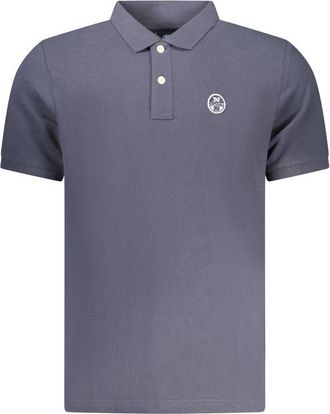 North Sails Blauwe Katoenen Heren Polo