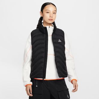 Nike Womens Nike ACG Lava Flow Therma-FIT ADV Vest in Black | IB0802-010