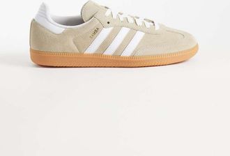 adidas Originals Samba OG - Sneakers bianche e beige in camoscio-Bianco