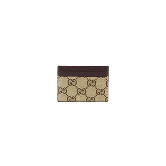 Gucci Accessoires, Heren, Beige, ONE Size, GG Supreme Card Case