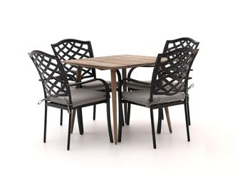 Hartman Hartman Berkeley/ROUGH-K 90cm dining tuinset 5-delig