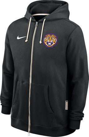 Nike LSU Sideline Nike Mens Dri-FIT College Full-Zip Hoodie in Black | 03AV00ALSN-WZZ