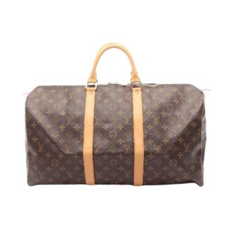 Louis Vuitton Pre-owned Keepall 50 Monogram Boston Bag - unisex - Louis Vuitton Vintage - Vintage Weekend Bags - Brown - ONE SIZE - Pre-owned