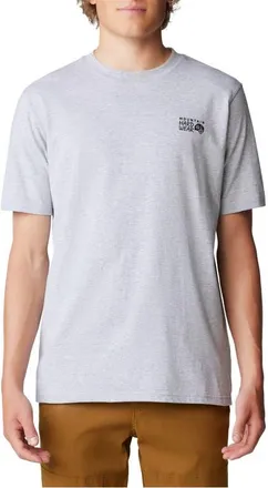 Mountain Hardwear Box Logo Graphic T-Shirt in Hardwear Grey Heather at Nordstrom, Size Xx-Large