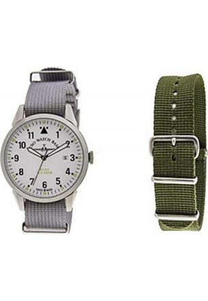 Zeno ZE5231-6 Mens Watch and Strap Gift Set - Silver - One Size