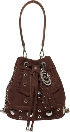 La Carrie Eco Suede Bucket Bag