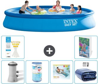 Intex Piscina Easy Set Redonda - 457x84 Cm - 7-piezas S347
