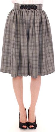 Noem&iacute; Alem&aacute;n Checke Wool Shorts Womens Skirt