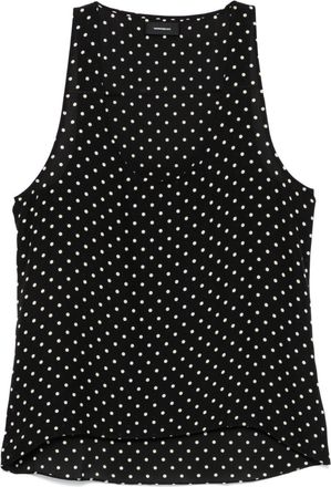 Wardrobe.NYC silk tank top - Black