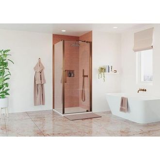 Crosswater Optix Draaideur - 90cm - geborsteld brons