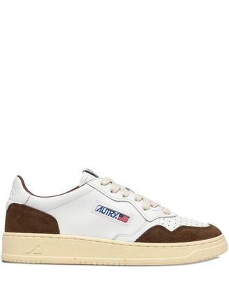 Autry leather sneakers - men - Calf Leather/Calf Suede/Calf Leather/Rubber - 43 - White