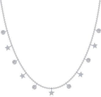 Lafonn Womens Starfall Necklace In Silver