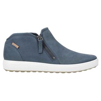 Ecco Ecco Soft 7 430243 Nubuck Womens Ankle Boots - Marine - Size:UK 6