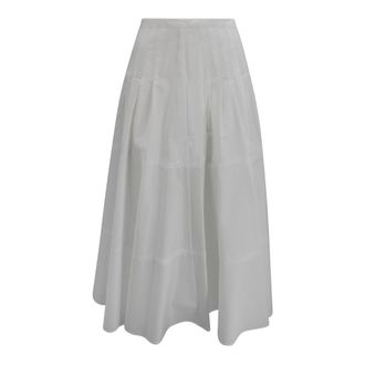 Max Mara Midi Skirts, female, White, Size: M Midi Skirt