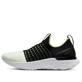 Nike (WMNS) Nike React Phantom Run Flyknit 2 Black Volt CJ0280-004