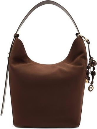 Arezzo Large Simone Suede Hobo Bag in New Cocoa/new Cocoa at Nordstrom