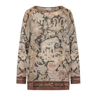Pierre-Louis Mascia Dames, Truien, Beige, Maat: S Zijde