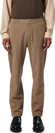 Nn.07 Foss Regular Fit Tapered Leg Mid Rise Pant In Brown