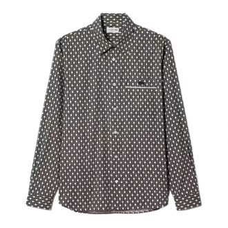 Lacoste Casual Shirts, male, Multicolor, Size: 2XL Microfantasia Shirt